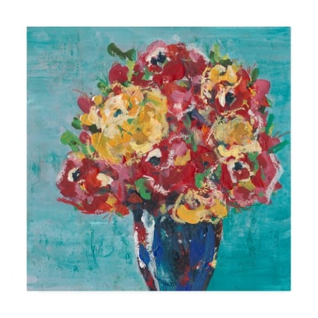 Regina Moore 'Chaos Floral I' Canvas Art,18x18